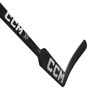Crosă de hochei compozit pentru portar CCM Tacks XF Black/Grey Junior 21 inch, L (regular)