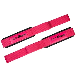 Curele de ridicare pentru haltere GymBeam X-Grip Pink