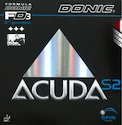 Fețe de paletă Donic  - Acuda S2  negru, 2.0 mm