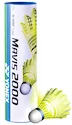 Fluturași de badminton Yonex  Mavis 2000 Yellow (6 Pack)  dungă verde (până la 19-29°C)