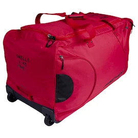 Geantă de hochei pe roți Fischer DeLuxe Red/Black Junior