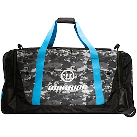 Geantă de hochei pe roți Warrior Q20 Camo/Blue Senior
