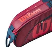 Geantă pentru rachete pentru copii Wilson  Junior 3 Pack Red/Infrared