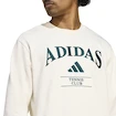 Hanorac pentru bărbați adidas  Heritage Graphic Crew Sweatshirt Chalk White / Aurora Ivy