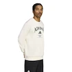 Hanorac pentru bărbați adidas  Heritage Graphic Crew Sweatshirt Chalk White / Aurora Ivy