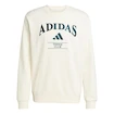 Hanorac pentru bărbați adidas  Heritage Graphic Crew Sweatshirt Chalk White / Aurora Ivy