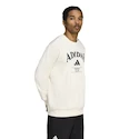 Hanorac pentru bărbați adidas  Heritage Graphic Crew Sweatshirt Chalk White / Aurora Ivy