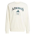 Hanorac pentru bărbați adidas  Heritage Graphic Crew Sweatshirt Chalk White / Aurora Ivy