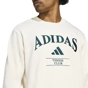 Hanorac pentru bărbați adidas  Heritage Graphic Crew Sweatshirt Chalk White / Aurora Ivy