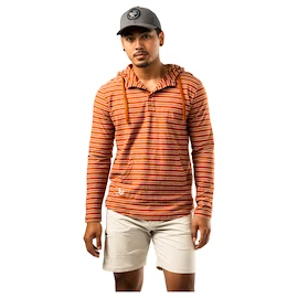 Hanorac pentru bărbați Bauer LTWHT Stripe Hoodie Brick