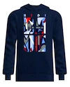 Hanorac pentru bărbați BIDI BADU  New York 2024 Logo Chill Hoody Dark Blue/Red M