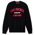 Hanorac pentru bărbați CCM  Athleisure Crew Black