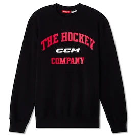 Hanorac pentru bărbați CCM Athleisure Crew Black