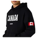 Hanorac pentru bărbați CCM  Flag Hood Team CAN Black