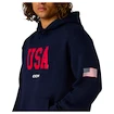 Hanorac pentru bărbați CCM  Flag Hood Team USA Navy