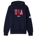 Hanorac pentru bărbați CCM  Flag Hood Team USA Navy