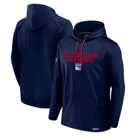Hanorac pentru bărbați Fanatics AP Rink Poly fleece Pullover Hood New York Rangers