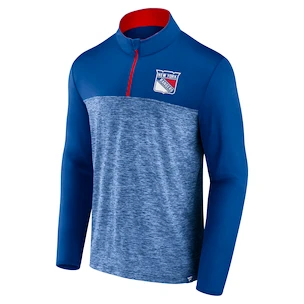 Hanorac pentru bărbați Fanatics Iconic Defender 1/4 Zip Mens Iconic Defender 1/4 Zip New York Rangers L