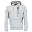 Hanorac pentru bărbați Head  Club Fynn Hoodie FZ Men Grey