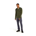 Hanorac pentru bărbați Icebreaker Merino 260 Quantum IV LS Zip Hoodie Loden