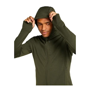 Hanorac pentru bărbați Icebreaker Merino 260 Quantum IV LS Zip Hoodie Loden