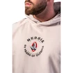 Hanorac pentru bărbați Nebbia NEBBIA x OLYMPIA Washed Hoodie HERITAGE 793 light grey