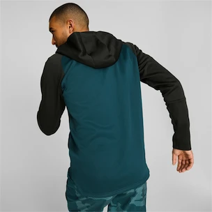 Hanorac pentru bărbați Puma  Train Off Season PWRFleece Hoodie Varsity Green