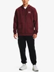 Hanorac pentru bărbați Under Armour  Essential Fleece FZ Hood-RED