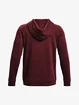 Hanorac pentru bărbați Under Armour  Essential Fleece FZ Hood-RED