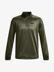 Hanorac pentru bărbați Under Armour  Fleece 1/4 Zip-GRN