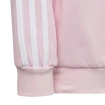 Hanorac pentru copii adidas  Essentials 3-Stripes Crew Neck Clear Pink