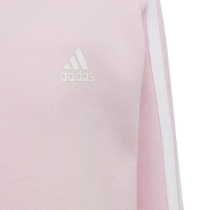 Hanorac pentru copii adidas  Essentials 3-Stripes Crew Neck Clear Pink 128 cm
