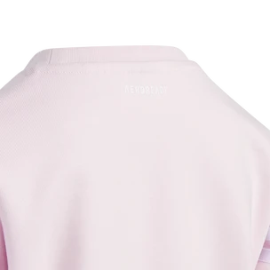 Hanorac pentru copii adidas  Graphic Crew Neck Clear Pink