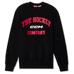 Hanorac pentru copii CCM  Athleisure Crew Black