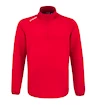 Hanorac pentru copii CCM  LOCKER ROOM FLEECE 1/4 ZIP Red XL