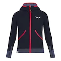 Hanorac pentru copii Salewa  Puez Hybrid PL G FZ HDY Navy Blazer Melange 116 cm