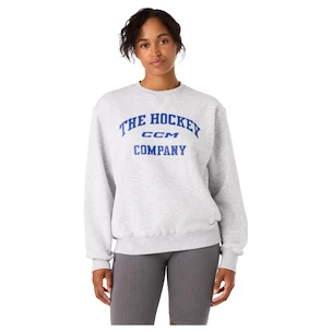 Hanorac pentru femei CCM  Athleisure Crew Grey Melange