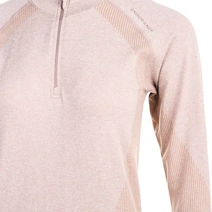 Hanorac pentru femei Endurance  Halen Seamless Midlayer Warm Taupe XXS/XS