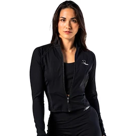 Hanorac pentru femei Nebbia Deni x NEBBIA Fitness Zip Tracktop 314 black