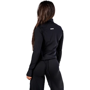 Hanorac pentru femei Nebbia Deni x NEBBIA Fitness Zip Tracktop 314 black