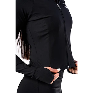 Hanorac pentru femei Nebbia Deni x NEBBIA Fitness Zip Tracktop 314 black