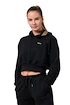 Hanorac pentru femei Nebbia Intense Golden Crop hoodie 824 black