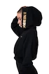 Hanorac pentru femei Nebbia Intense Golden Crop hoodie 824 black