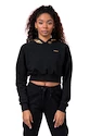 Hanorac pentru femei Nebbia Intense Golden Crop hoodie 824 black