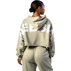 Hanorac pentru femei Nebbia STRONG BEAUTY Oversized Hoodie OWN YOUR POWER 433 light green