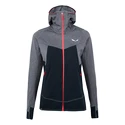 Hanorac pentru femei Salewa  Puez hybrid polarlite hooded fleece Navy blazer melange