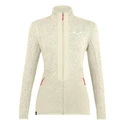Hanorac pentru femei Salewa  Rocca 2 PL W Fleece Oatmeal Melange