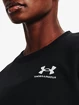 Hanorac pentru femei Under Armour  Essential Fleece Crew-BLK