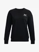 Hanorac pentru femei Under Armour  Essential Fleece Crew-BLK