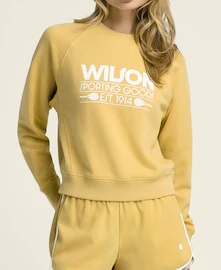 Hanorac pentru femei Wilson W Sideline Crew Golden